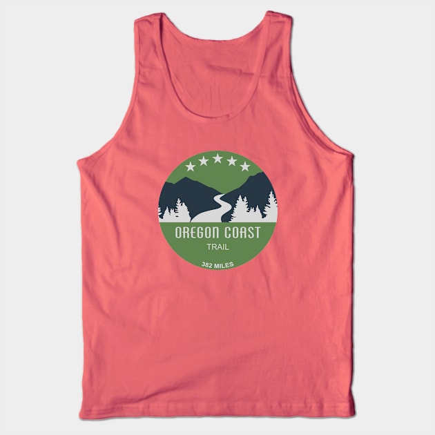 Oregon Coast Trail Tank Top by esskay1000